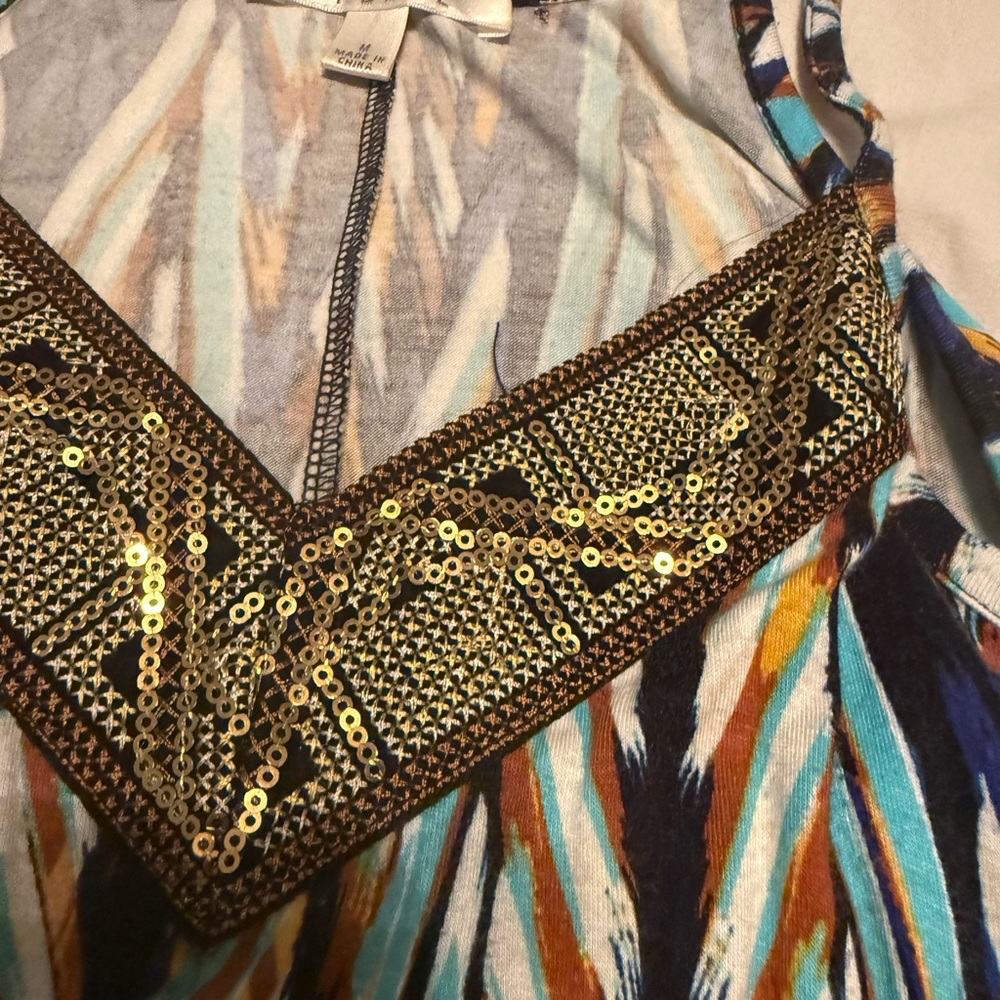 Spense Multicolor Patterned Dress - image 4